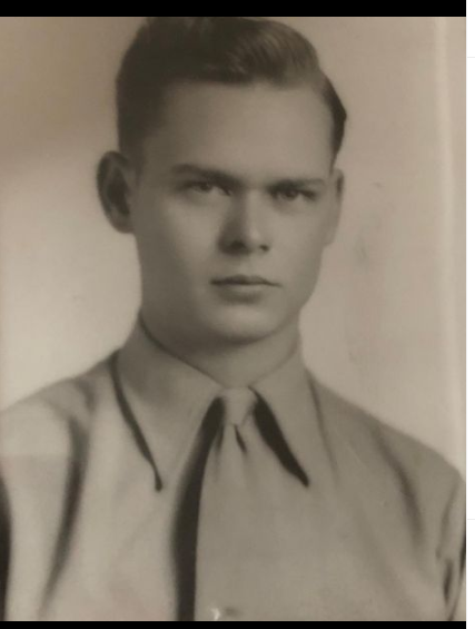 Picture of Briga Heelan's grandfather, a meteorologist in the Air Force. 